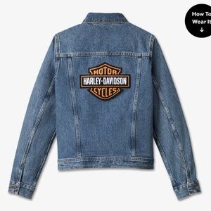 Harley-Davidson Women’s Essential Bar and Shield Denim Jacket